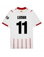 Moške Nogometnih dresov Girona Thomas Lemar #11 Domači 2025-26 Kratki rokavi Moške Nogometnih dresov Girona Thomas Lemar #11 Domači 2025-26 Kratki rokavi